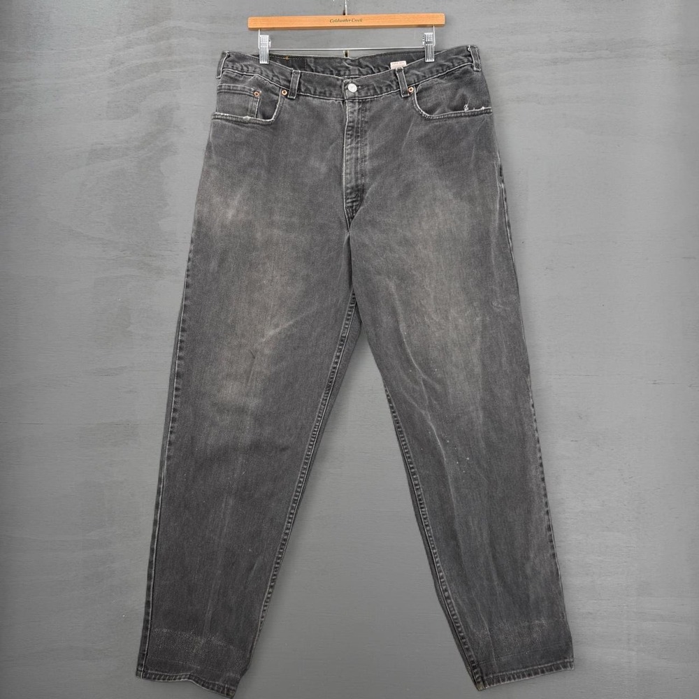 Vintage Levi's‎ 560 Jeans Black Comfort Fit Tapered Leg Denim 38 x 31